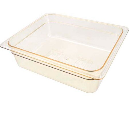 Cambro Pan, Food , H-Pan, Half, 4"D, Amber 24HP-150